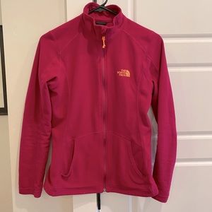 Hot pink North Face Fleece